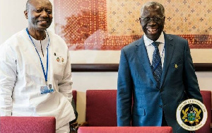 Ken Ofori Atta and Senior Minister Yaw Osafo-Maafo