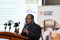 Ekow Afedzie, Managing Director of the Ghana Stock Exchange