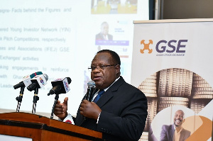 Ekow Afedzie, Managing Director of the Ghana Stock Exchange