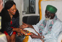 Jean Mensa, Chairperson of the EC with National Chief Imam, Dr Sheikh Osmanu Nuhu Sharubutu