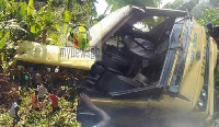 The bus was carrying students of the Amedzofe Technical School