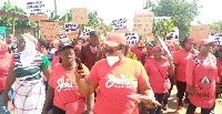 Some National Democratic Congress protestors