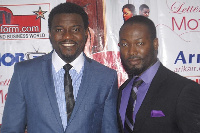 John Dumelo and Adjetey Anang