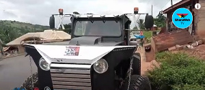 Buffalo wrangler manufactured by Ghanaian welder