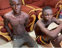 The two teenage boys who murdered a 10 year old boy in Kasoa for rituals