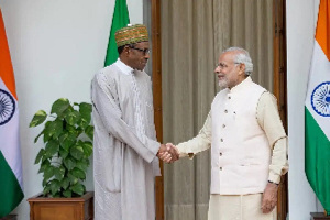 President Muhammadu Buhari and Prime minister of India, Narendra Modi