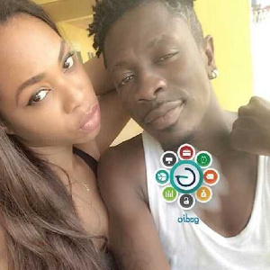 Shatta Wale and baby mama Michy