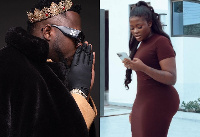 Rapper Medikal and wife, Fella Makafui