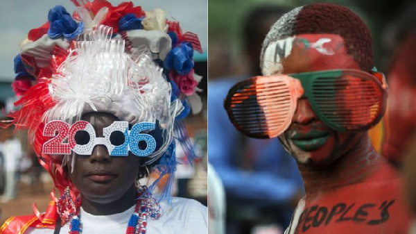 Supporters for both Ghana's main parties love dressing up for rallies