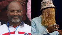 Kennedy Ohene Agyapong with Anas Aremeyaw Anas