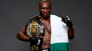 Kamaru Usman don retain im UFC welterweight champion