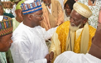 Vice President, Dr Mahamudu Bawumia with Sheikh Dr. Osman Nuhu Sharubutu