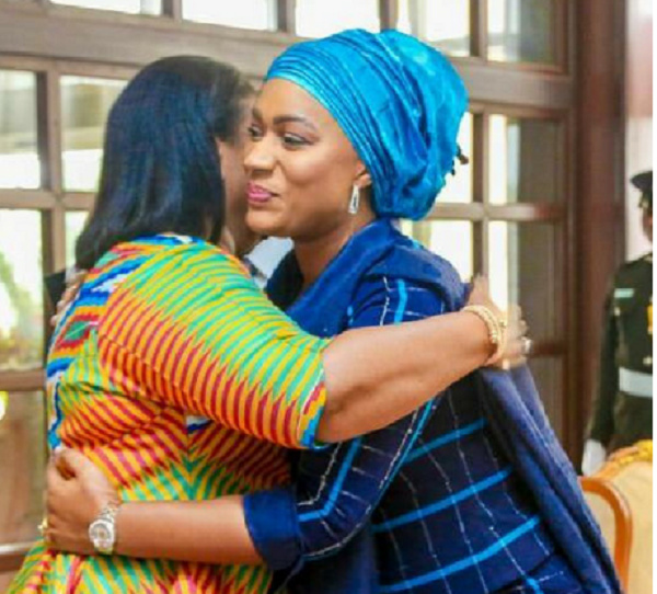 First Lady Rebecca Akufo-Addo and Second lady, Samira Bawumia