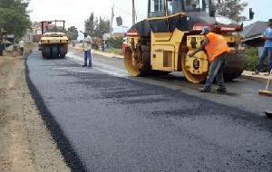 Ongoing works on the Adaklu road