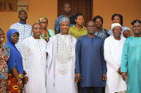 Minority leader Haruna Iddrisu led the delegation