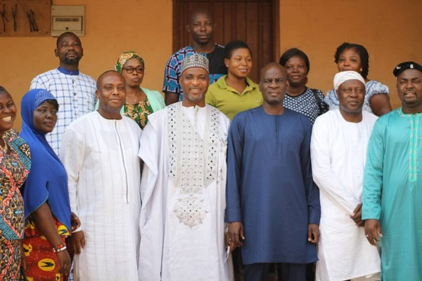 Minority leader Haruna Iddrisu led the delegation