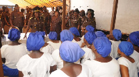 A photo of female prisoners