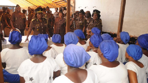 A file photo of some female prison inmates