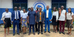 Mr. Akwei, others in a group photograph