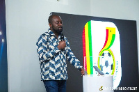 GFA president, Kurt Okraku during the launch of GFA app