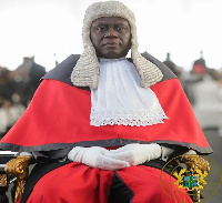 Newly sworn-in Chief Justice, Justice Anin-Yeboah