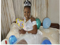 The bride-to-be Rebecca Oyedotun