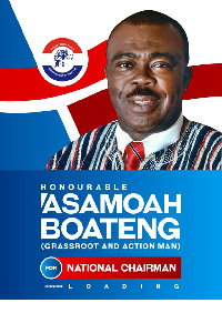 Asamoah Boateng's Chairmanship posters