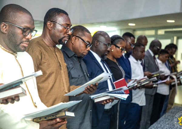 Cybersecurity professionals at the Cybersecurity Industry Forum launch in Accra