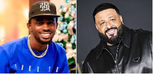 DJ Khaled (R) has been an ardent fan of Black Sherif (L)