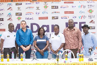 Officials of McDan, GTF and the other sponsors during the launch