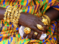 Gold is very significant among royals in many ethnic groups in Ghana