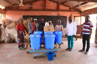 Members of Lordina Foundation with some inmates of the witch camp