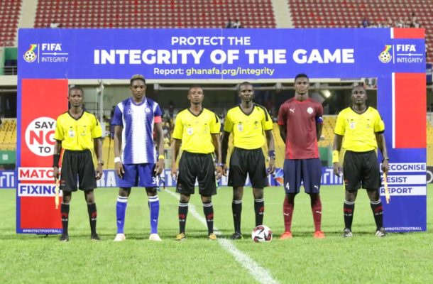 Match officials and club captains in a group photo | File photo