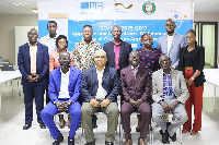 Staff and executives of GSA and ECOWAS in a group photo