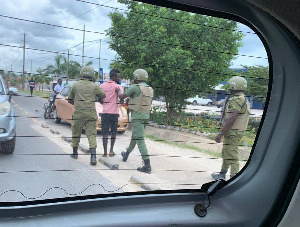 Bernard Morrison being arrested by Tanzanian police