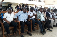 Dr. Archibal Letsa, Dan Botwe and Kofi Adams and other officials