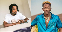 Black Stars midfielder, Majeed Ashimeru and Dancehall artiste, Shatta Wale