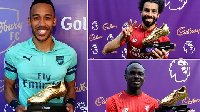 Three African Players finish joint top scorers award (Aubameyang, Salah & Mane)