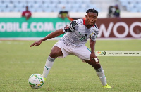 Fatawu in action for the national team