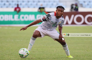 Fatawu in action for the national team