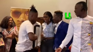 Kelvyn Boy overlooked Wendy Shay to hug Shatta Wale