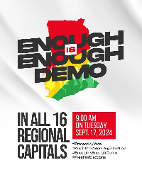 The protest will start at the regional NDC headquarters