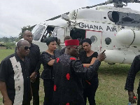 Some family members of the late Major Mahama at Denkyira-Boase