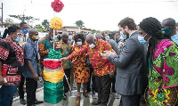 President Akufo-Addo during the commissioning