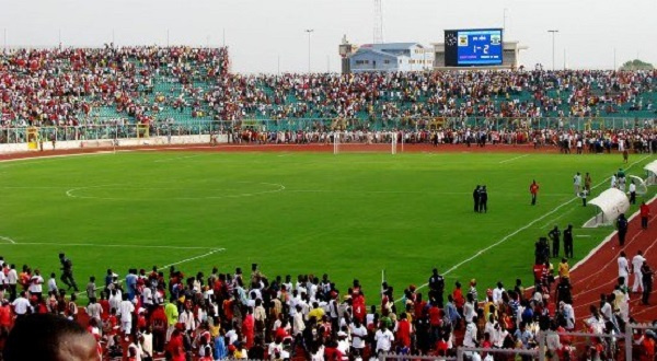 Asante Kotoko fans at the Baba Yara Sports Stadium