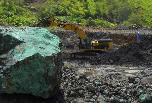 An Excavator Is Used At The Bottom Of Congolese State Mining Company Gecamines' Kamfundwa