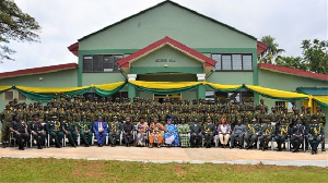 A group picture of attendees at the ceremony