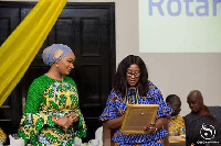 Her Excellency Samira Bawumia [L]