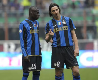 Mario Balotelli and Zlatan Ibrahimovic