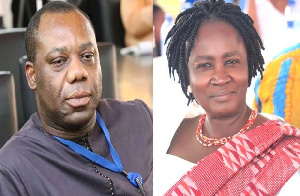 Education Minister, Mathew Opoku Prempeh and Professor Naana Jane Opoku Agyemang